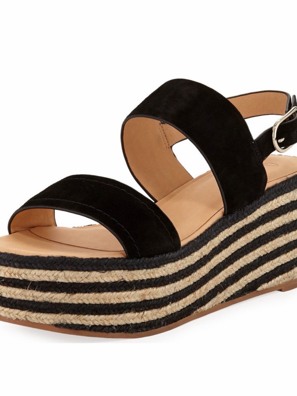 Joie Gallica Platform Espadrille Wedge Sandal 38.5